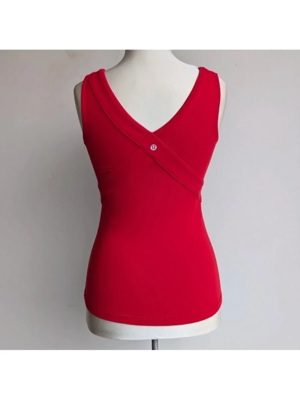 Lululemon Red Wrap Tank Top